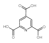 吡啶-2,4,6-三羧酸结构式