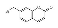 7-(bromomethyl)chromen-2-one structure