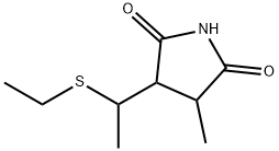 3-[1-(Ethylthio)ethyl]-4-methyl-2,5-pyrrolidinedione结构式