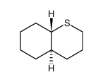 trans-octahydro-2H-1-benzothiopyran Structure