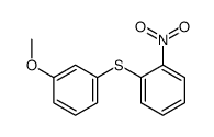 1-(3-methoxyphenyl)sulfanyl-2-nitrobenzene Structure