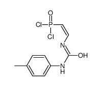 1-[(E)-2-dichlorophosphorylethenyl]-3-(4-methylphenyl)urea Structure