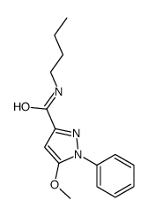 N-butyl-5-methoxy-1-phenylpyrazole-3-carboxamide Structure