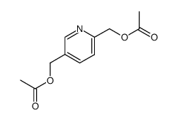 2,5-bis-acetoxymethyl-pyridine结构式