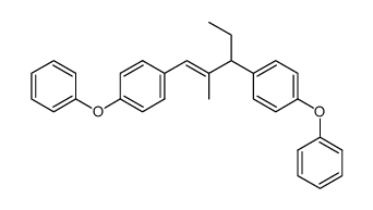 2-Methyl-1,3-bis-(4-phenoxy-phenyl)-pent-1-en Structure