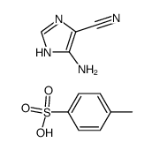 4-Amino-5-cyanoimidazol-p-toluolsulfonat Structure