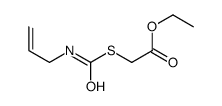 ethyl 2-(prop-2-enylcarbamoylsulfanyl)acetate结构式