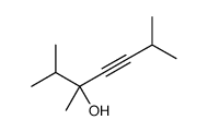 2,3,6-trimethylhept-4-yn-3-ol结构式