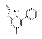 5-甲基-7-苯基-[1,2,4]噻唑并[1,5-a]嘧啶-2(1h)-硫酮结构式