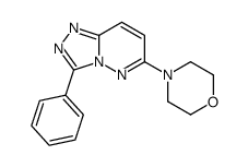 4-(3-phenyl-[1,2,4]triazolo[4,3-b]pyridazin-6-yl)morpholine结构式