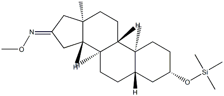 3β-(Trimethylsiloxy)-5α-androstan-16-one O-methyl oxime picture