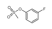 3-fluorophenyl methane sulfonate结构式