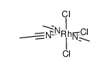mer-RhCl3(CH3CN)3结构式