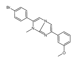 6-(4-bromophenyl)-2-(3-methoxyphenyl)-7-methylimidazo[1,2-a]imidazole Structure