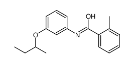 N-(3-butan-2-yloxyphenyl)-2-methylbenzamide Structure