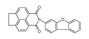 2-(dibenzo[b,d]furan-3-yl)-6,7-dihydro-1H-indeno[6,7,1-def]isoquinoline-1,3(2H)-dione结构式