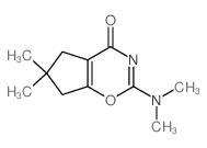 3-dimethylamino-8,8-dimethyl-2-oxa-4-azabicyclo[4.3.0]nona-3,10-dien-5-one structure