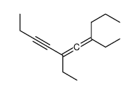 5,7-Diethyl-5,6-decadien-3-yne structure