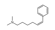 cis-1-Dimethylamino-6-phenyl-5-hexen Structure