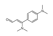 3-(dimethylamino)-3-[4-(dimethylamino)phenyl]prop-2-enal结构式