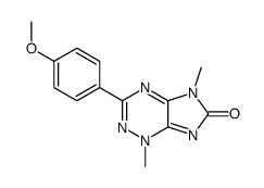 3-(4-methoxyphenyl)-1,5-dimethyl-1H-imidazo[4,5-e][1,2,4]triazin-6(5H)-one结构式