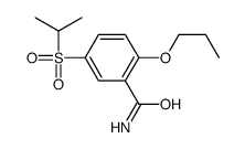 5-propan-2-ylsulfonyl-2-propoxybenzamide Structure