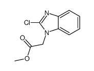 methyl 2-(2-chlorobenzimidazol-1-yl)acetate Structure
