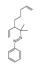 (3-ethenyl-2-methyloct-7-en-2-yl)-phenyldiazene Structure