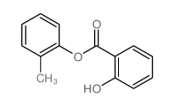 Benzoic acid,2-hydroxy-, 2-methylphenyl ester picture