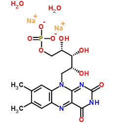 Riboflavine phosphate sodium hydrate Structure