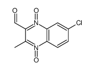 7-chloro-3-methyl-4-oxido-1-oxoquinoxalin-1-ium-2-carbaldehyde Structure