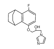 1-(8-fluoro-1,2,3,4-tetrahydro-1,4-ethano-naphthalen-5-yloxy)-3-imidazol-1-yl-propan-2-ol Structure