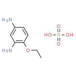 4-Ethoxy-m-phenylenediamine sulfate structure