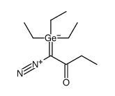 1-diazonio-1-triethylgermylbut-1-en-2-olate结构式