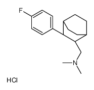 [(2R,3S)-3-(4-fluorophenyl)-2-bicyclo[2.2.2]octanyl]methyl-dimethylazanium,chloride结构式