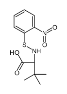 (2R)-3,3-dimethyl-2-[(2-nitrophenyl)sulfanylamino]butanoic acid结构式