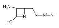 (3S,4R)-3-amino-4-(azidomethyl)azetidin-2-one结构式