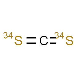 carbon di[(34S)sulphide] Structure