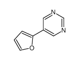 Pyrimidine, 5-(2-furanyl)- (9CI) Structure