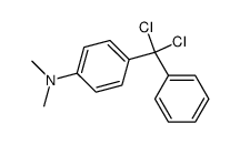 4-(α,α-dichloro-benzyl)-N,N-dimethyl-aniline Structure