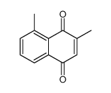 2,8-dimethylnaphthalene-1,4-dione结构式