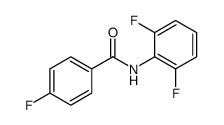 Benzamide, N-(2,6-difluorophenyl)-4-fluoro- (9CI)结构式