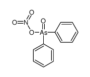 diphenylarsoryl nitrate Structure