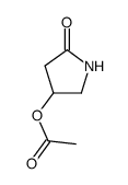 4-acetoxy-2-pyrrolidinone结构式