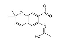 N-(2,2-dimethyl-7-nitrochromen-6-yl)acetamide Structure