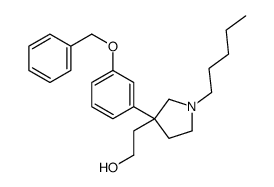 2-[1-pentyl-3-(3-phenylmethoxyphenyl)pyrrolidin-3-yl]ethanol Structure