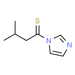1H-Imidazole,1-(3-methyl-1-thioxobutyl)- (9CI)结构式