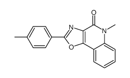 5-methyl-2-(4-methylphenyl)-[1,3]oxazolo[4,5-c]quinolin-4-one Structure