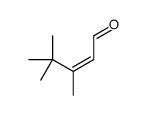 3,4,4-trimethylpent-2-enal Structure