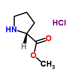 Methyl pyrrolidine-2-carboxylate hydrochloride Structure